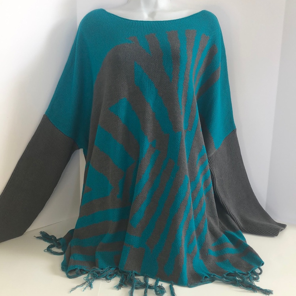 Brand new women long sleeve winter poncho/sweater